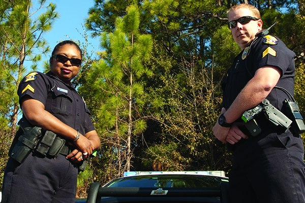 two police officers in uniform