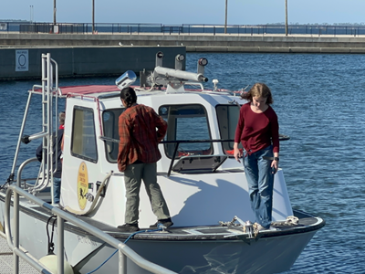prepping for a dive