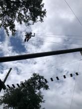 ropes course at PCMI